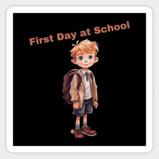 Back to School Gifts. First Day at School Magnet